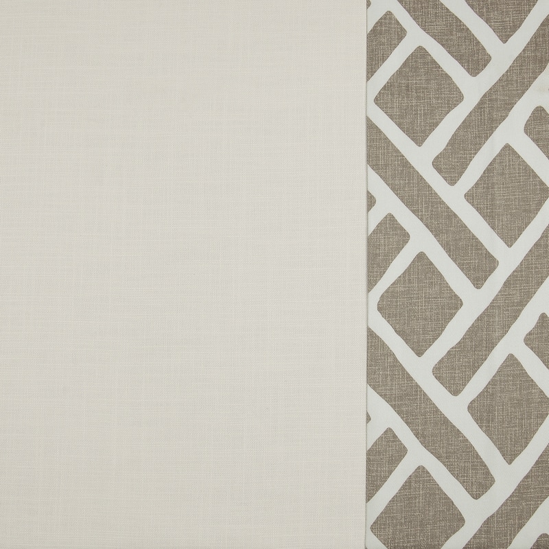 Exclusive Fabrics Martinique Solid Cotton Bordered Curtain (1 Panel)