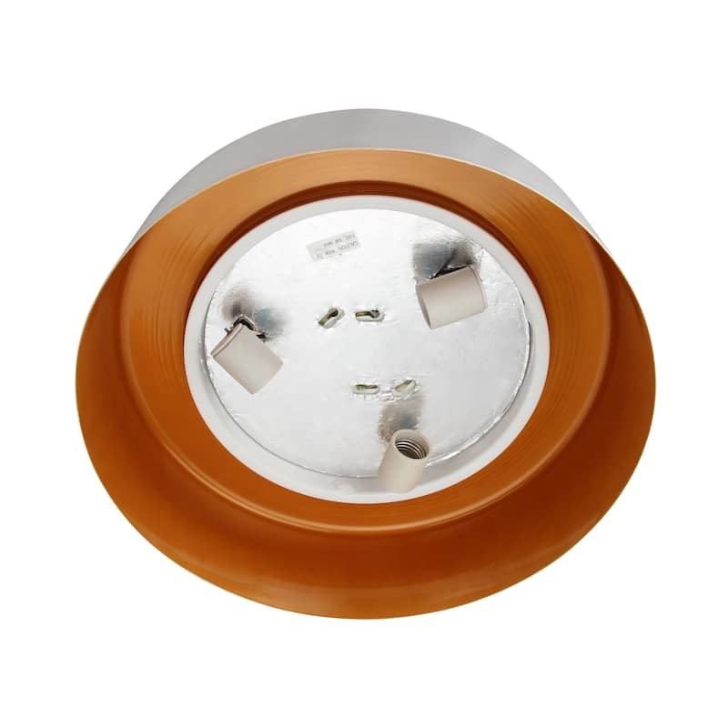 White And Gold Modern Ceiling Light 16 inch - 16"