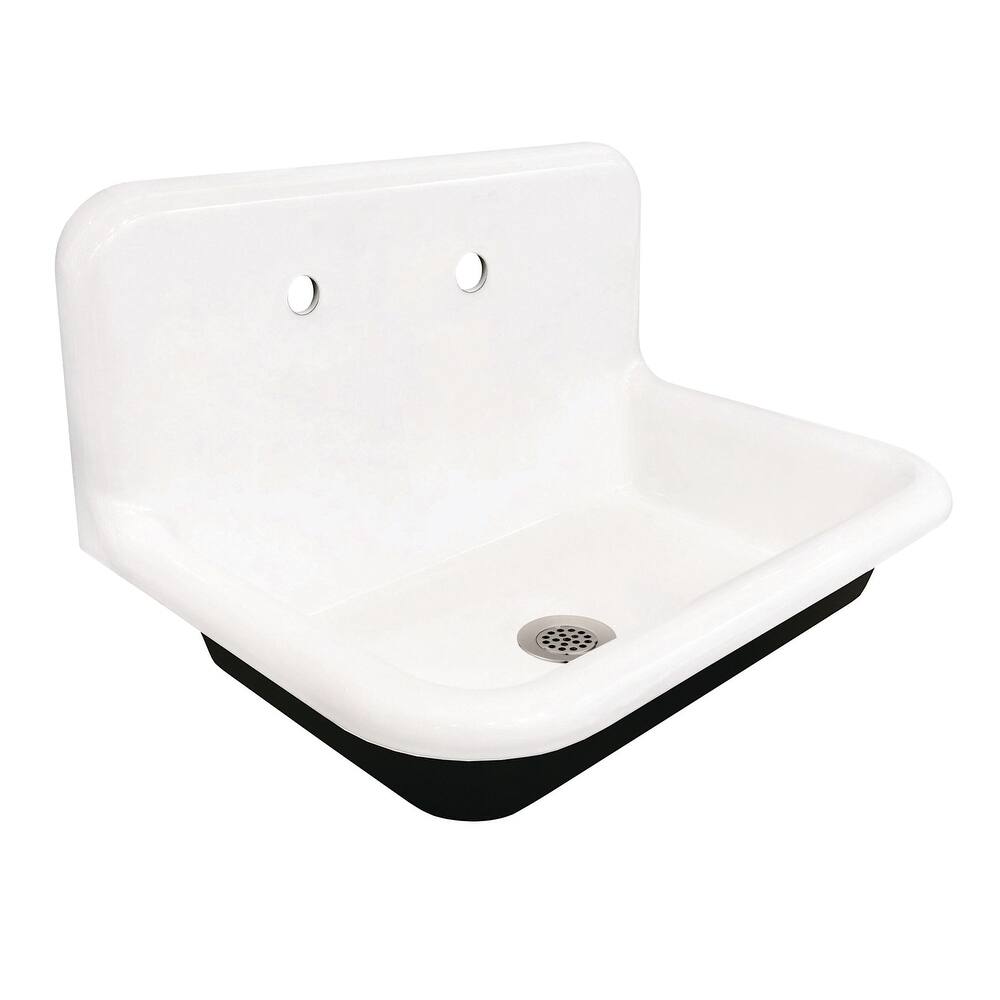 Kingston Brass KGCLWS302019 Towne 30" Wall Mounted Single Basin Cast