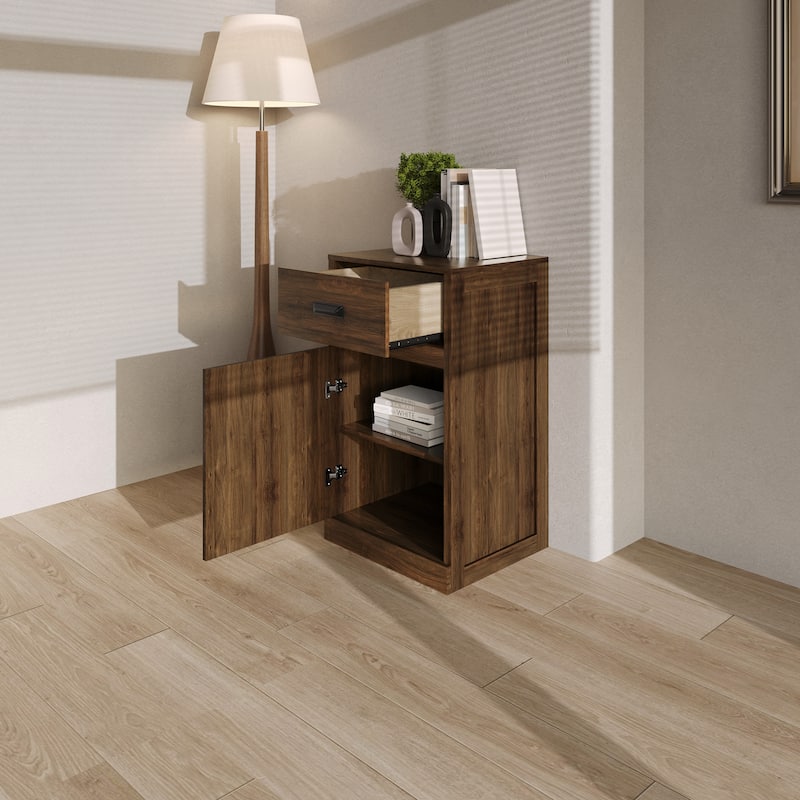 CraftPorch Mid Century Modern Door Cabinet - N/A