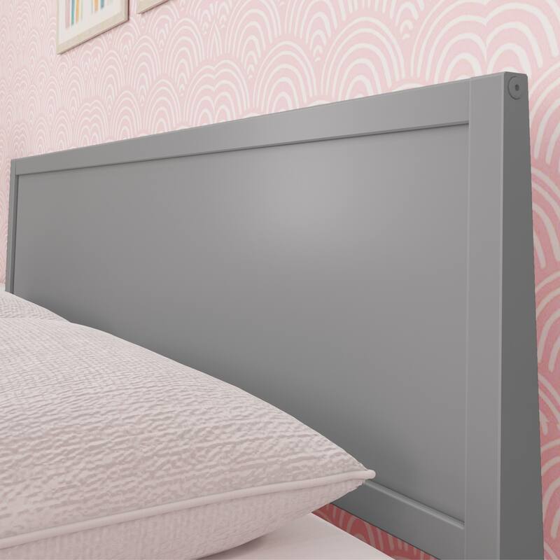 Max and Lily Queen-Size Bed with Panel Headboard