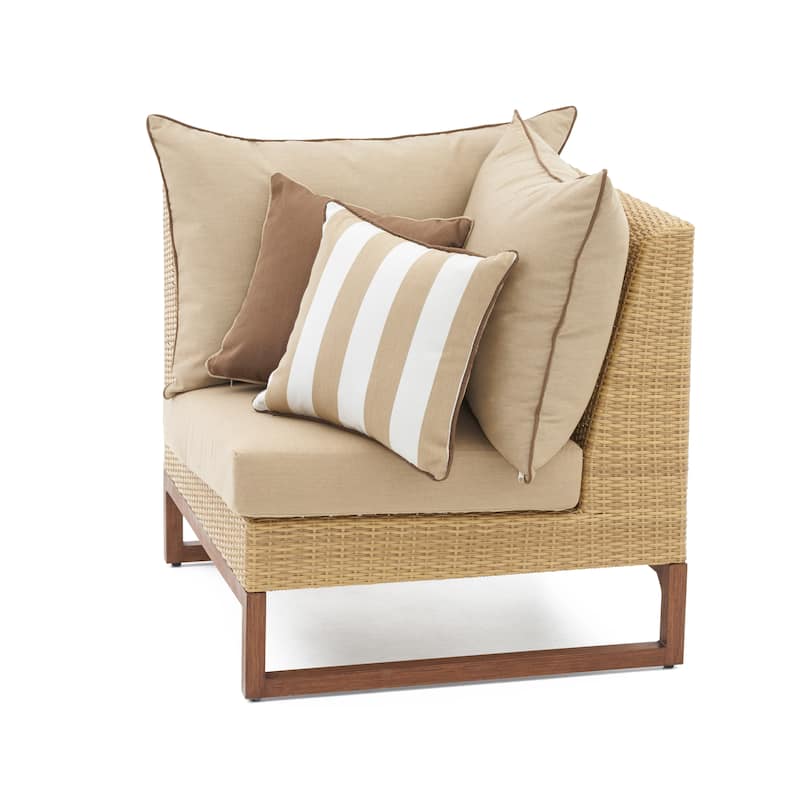 Mili 6 Piece Sunbrella Outdoor Patio Sectional and Table