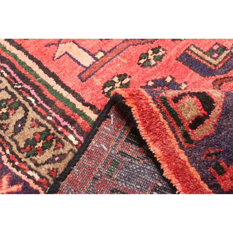 ECARPETGALLERY Hand-knotted Andelz Red Wool Rug - 4'4 x 6'11