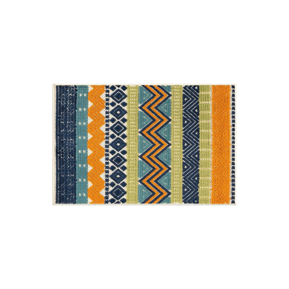 Marbella Contemporary Boho Indoor/Outdoor Area Rug