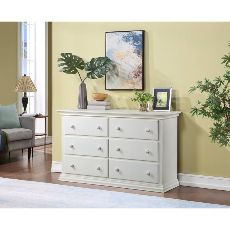 Suite Bebe Celeste 6 Drawer Double Dresser