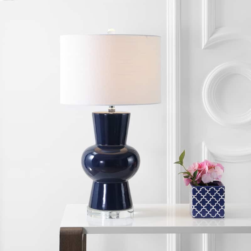 Baird 28.5" Ceramic LED Table Lamp, White by JONATHAN Y