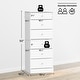 preview thumbnail 15 of 20, Prepac Astrid 6 Drawer Dresser for Bedroom, Tall Chest of Drawers, Bedroom Furniture, Clothes Storage and Organizer
