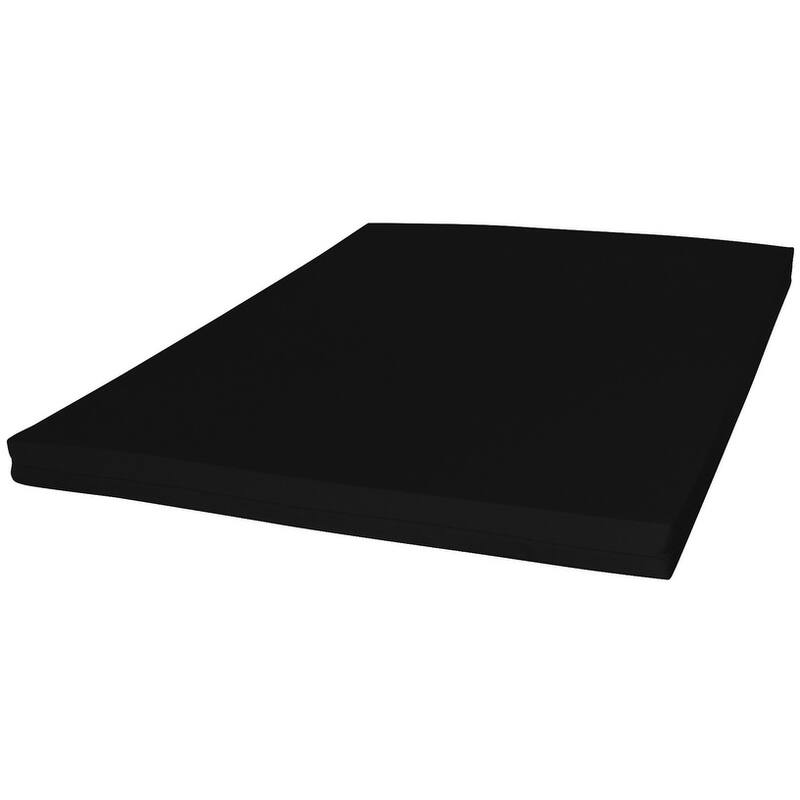 Bed Cushion - 4" Thick - Full Size - Black