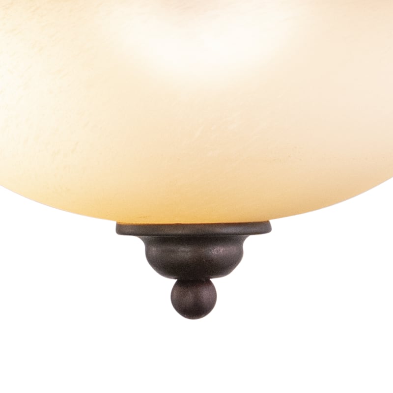 Monrovia 17-in W Dual Mount Semi Flush Ceiling Light or Pendant