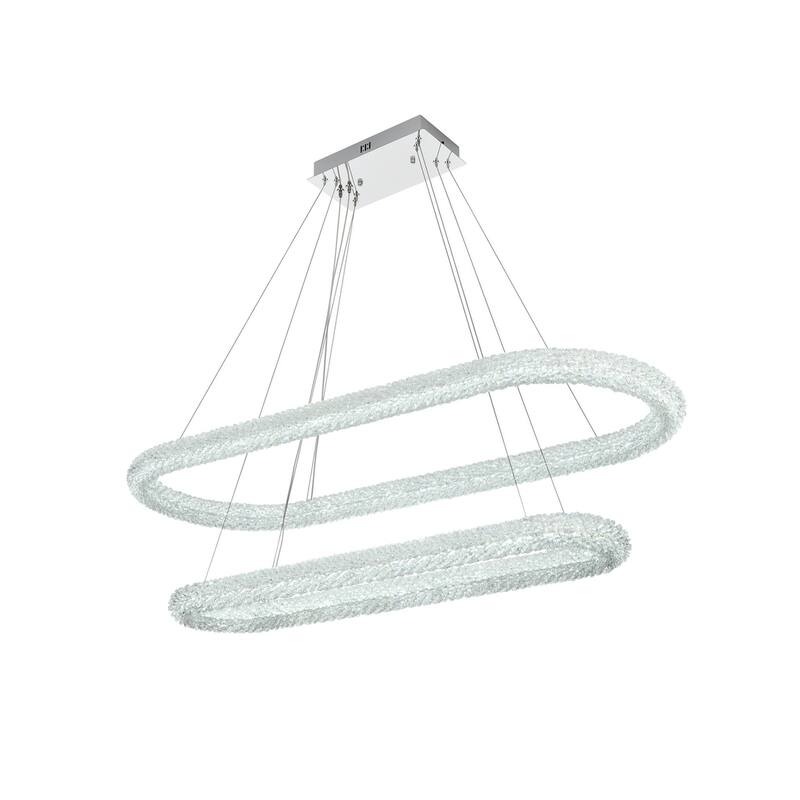 Indigo Home 51 inch Adjustable LED Chandelier