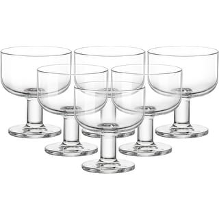 Bormioli Rocco Hosteria Glass Dessert Cup with Feet Set of 6 - 8 oz.