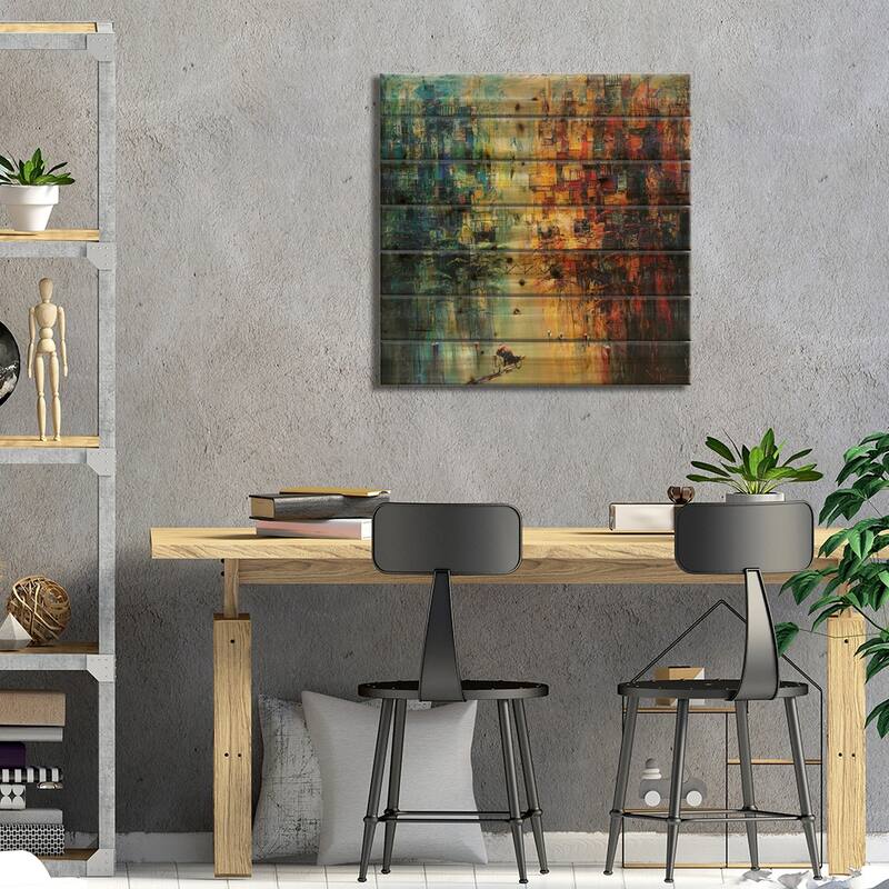 Late Autumn Sunshine I Print On Wood by Le Ngoc Quan - Multi-Color