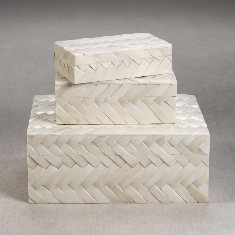 Bengkulu Bone Braided Decorative Box