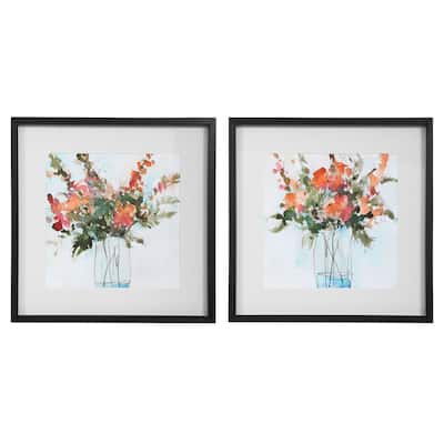 Uttermost Fresh Flowers Watercolor Prints (Set of 2)