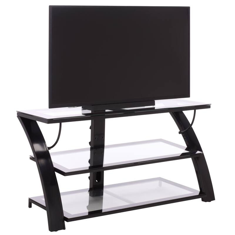 SEI Furniture Aiden 3-in-1 Flat Panel Media TV Stand - 44"W x 21"D x 56"H