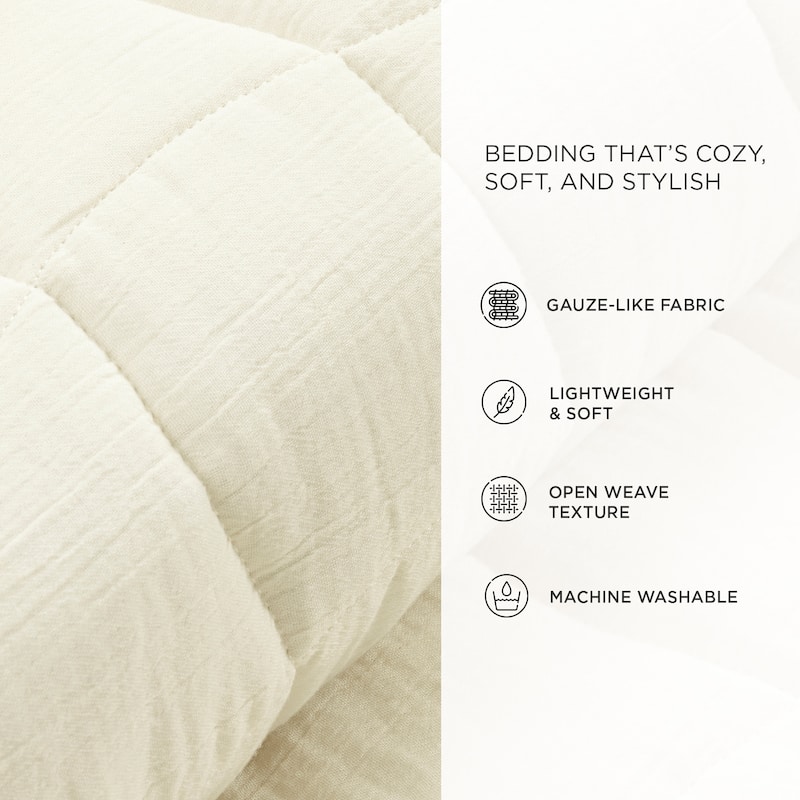 Lush Decor Cloud Gauze Quilt