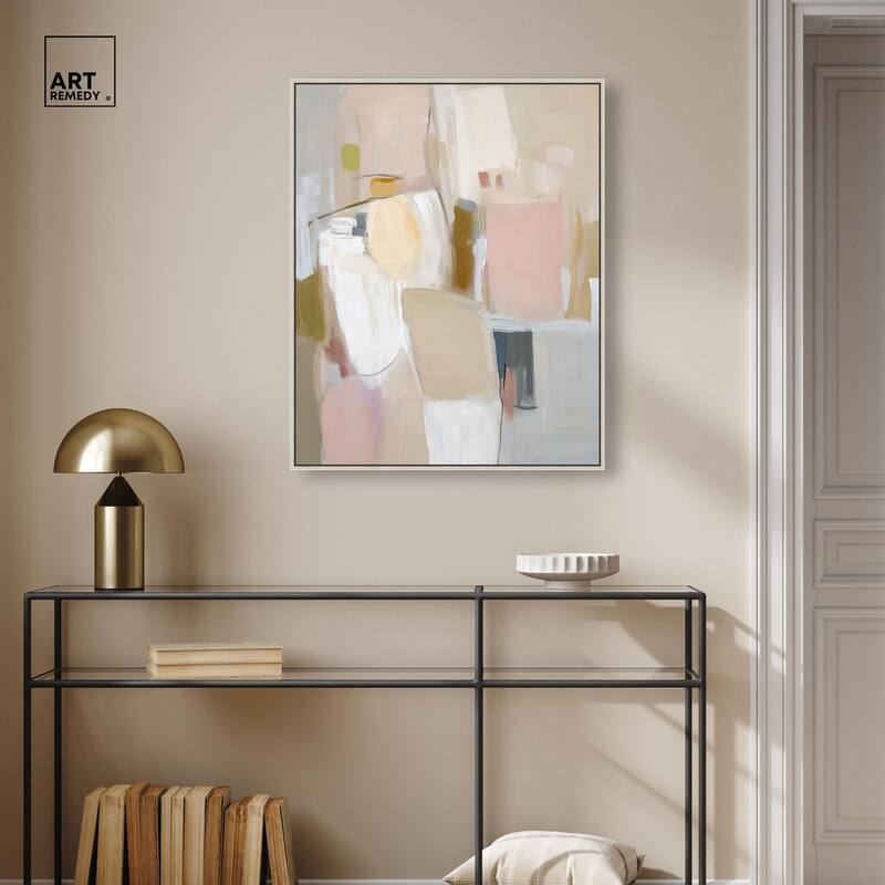 Apricot Cream II Canvas by Art Remedy