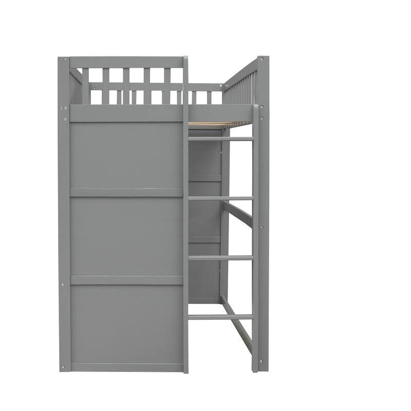 Castle Style Solid Pine Loft Bed