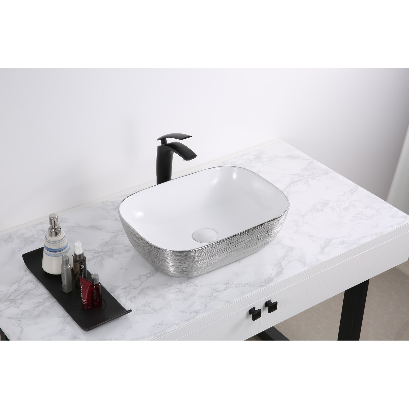 Ruvati 20 X 16 Inch Bathroom Vessel Sink Silver Decorative Art Above Vanity Counter White Ceramic Rvb2016ws 9 X 12 Overstock 32332752