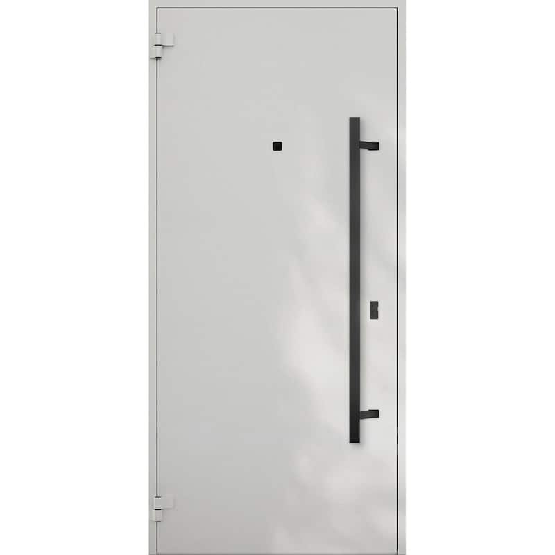 VDOMDOORS | Front Door Exterior Door | Fiberglass | Frame & Hardware Included | 18x80, Oak Entry Door Steel Entry Door