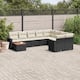 Option Black and cream Table + 2xcorner + 5x middle