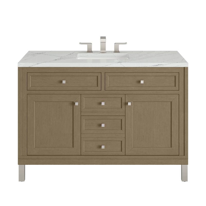Chicago 48" Single Vanity, Walnut Whisper