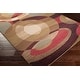 preview thumbnail 6 of 6, Woven Coen Geometric Circles Plush Area Rug