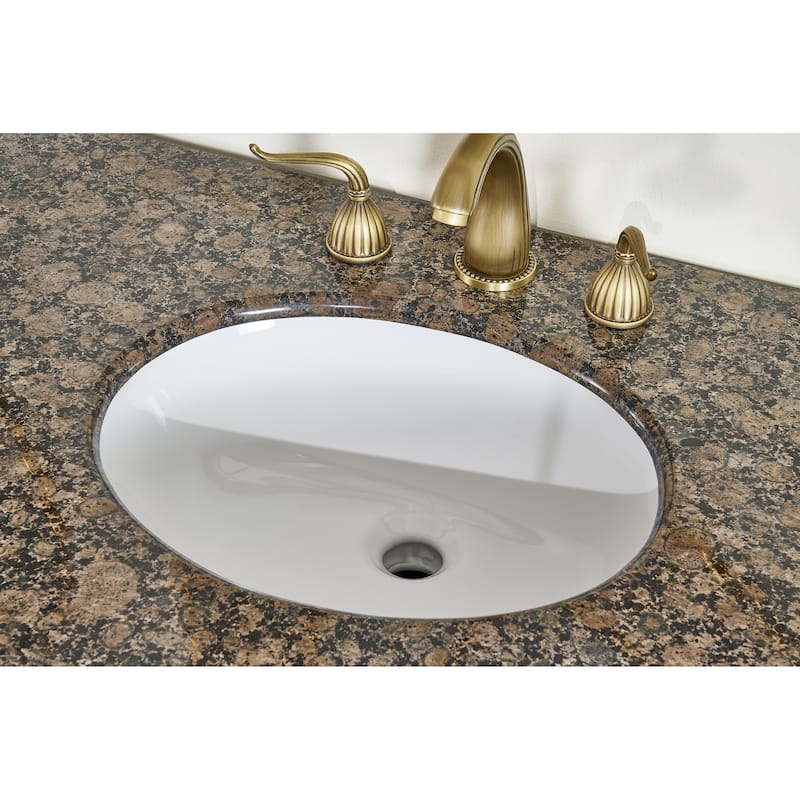 Stufurhome Cassandra 60 Inches Dark Cherry Double Sink Bathroom Vanity