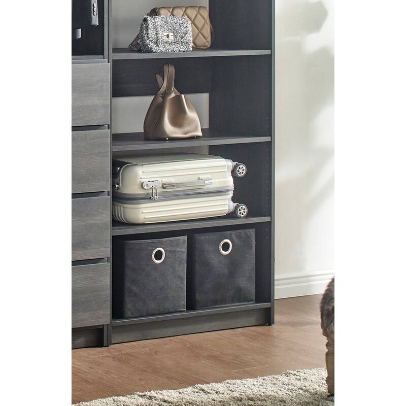 Prosper Gray Freestanding Walk in Wood Closet System
