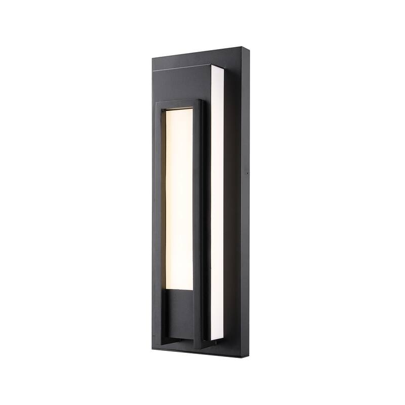 Z-Lite 520M-LED Keaton 21" Tall Marine Grade LED Wall Sconce - Black