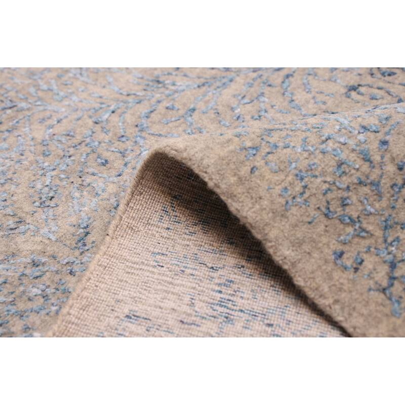 ECARPETGALLERY Hand Loomed Elysian Grey Rug - 8'1 x 9'11