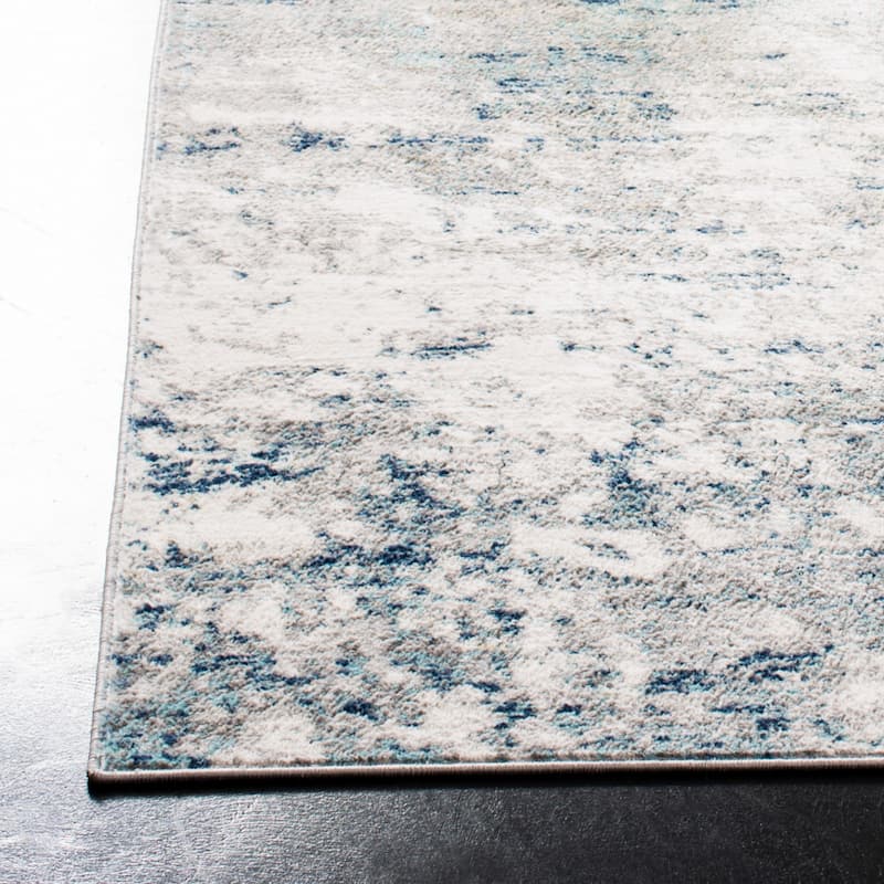 SAFAVIEH Jasper Shreya Modern Abstract Rug - Grey/Blue - 4' x 6'