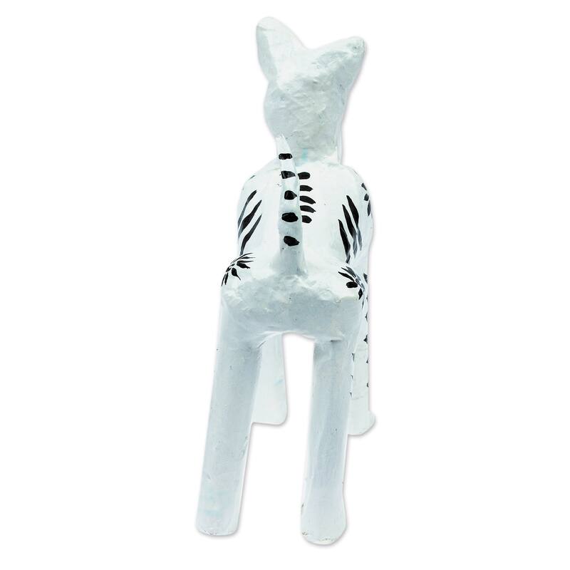 Novica Handmade Faithful In Death Papier Mache Figurine