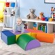 preview thumbnail 5 of 8, Gymax 5 PCS Kids Climb & Crawl Activity Playset Soft Foam Block