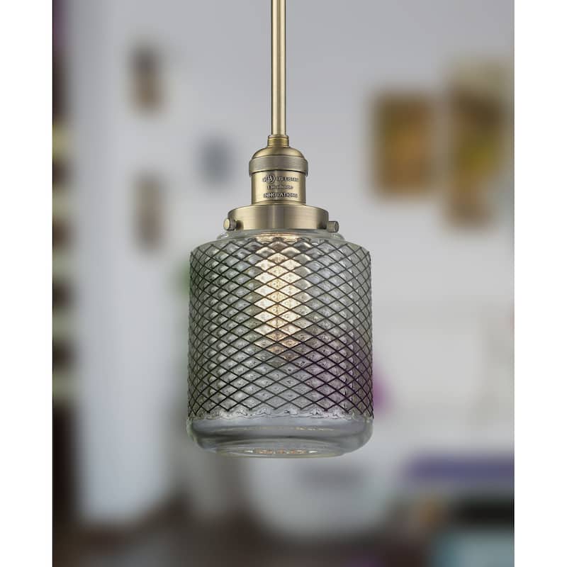 Innovations Lighting Stanton Single Light 6" Wide Mini Pendant with
