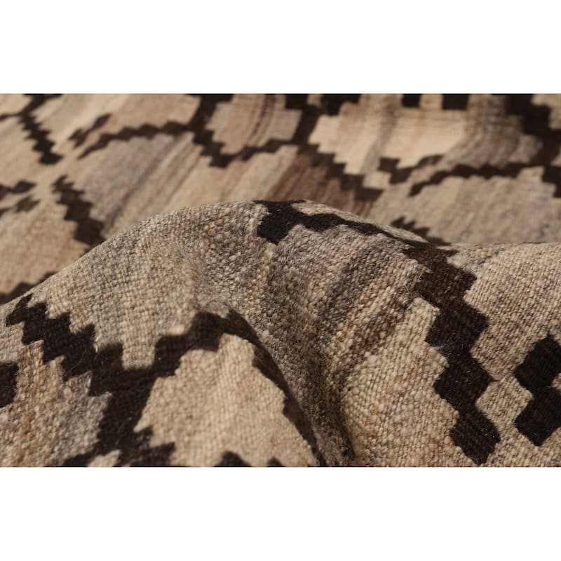 Sivas Taupe Kilim 5'3" x 6'6" - 5'3 x 6'6