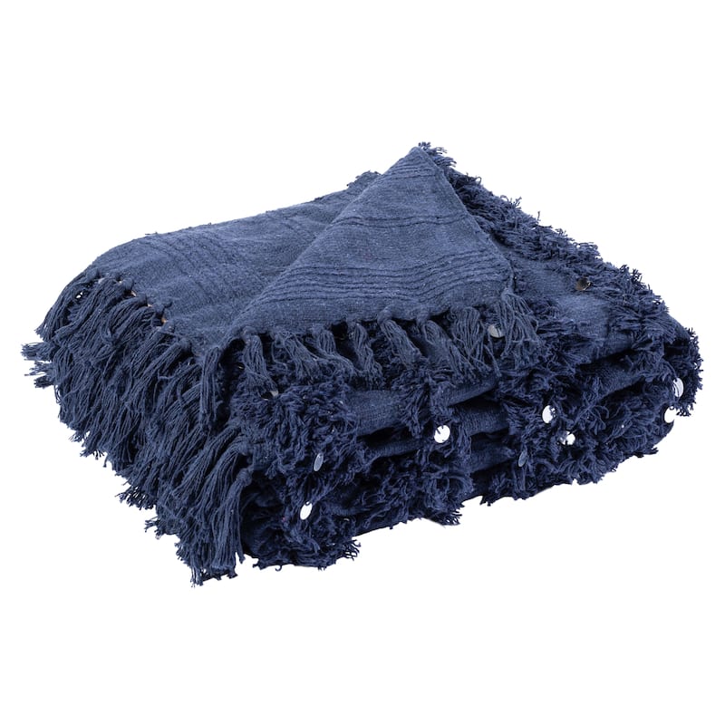 SAFAVIEH Samina Fringe 50 x 60-inch Accent Throw Blanket