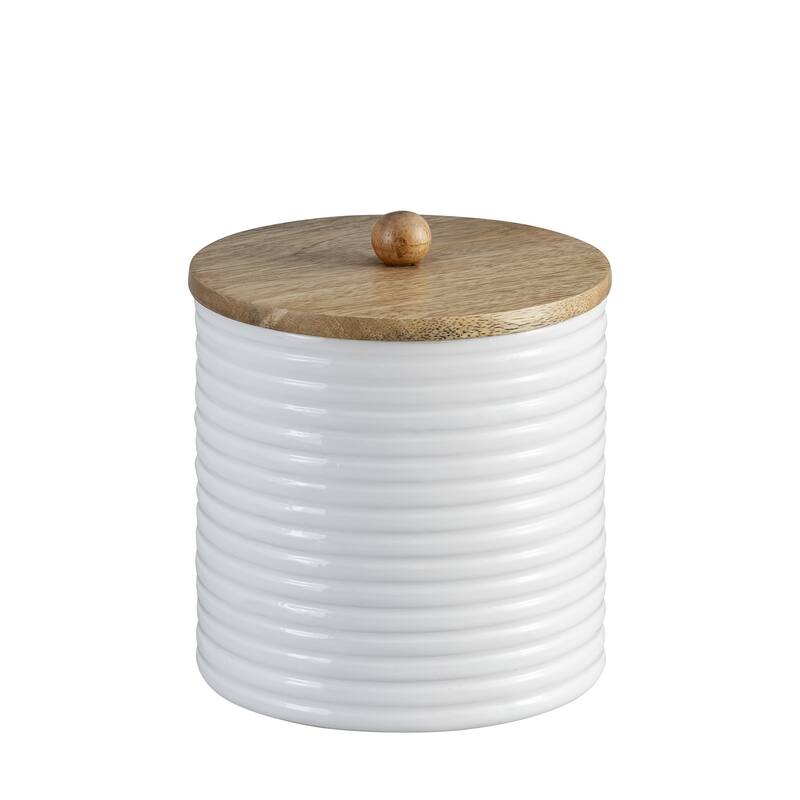 Mango Wood Canister Set of 2