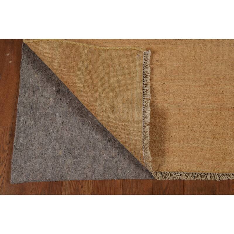 Contemporary Gabbeh Oriental Area Rug Tribal Hand-Knotted Wool Carpet - 5'6" x 7'10"