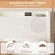 preview thumbnail 16 of 16, Boucle Bed Frame with Storage Headboard, Upholstered Platform Low Profile Bed Frame with 4 Storage Drawers