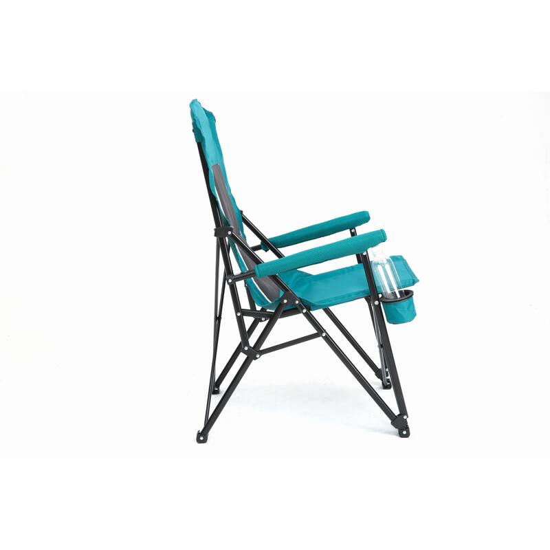 Portable Collapsible Chair with Cup Holder,Support 250LBS