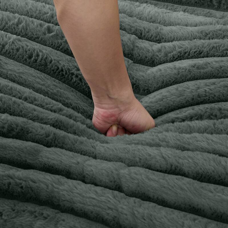 Oversized Double Chaise Lounge Sofa, Living Room 2 Seater Sofa Upholstered Sleeper Sofa Bed Daybed with USB Ports & Cup Holders