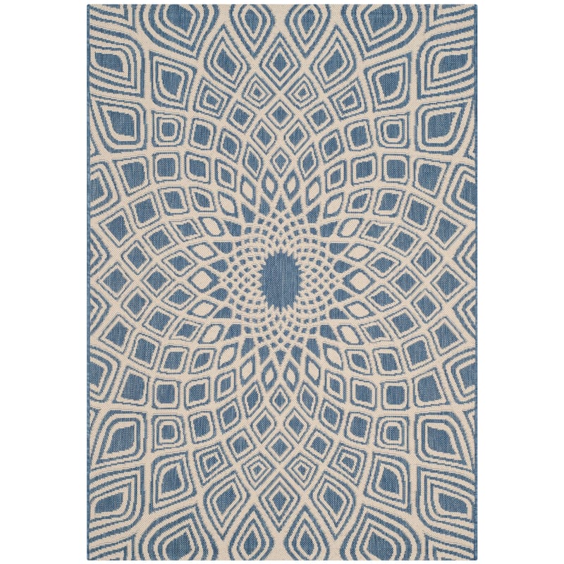 SAFAVIEH Courtyard Marylyn Indoor/ Outdoor Waterproof Patio Backyard Rug