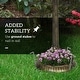 preview thumbnail 6 of 6, Outsunny 28" Antique Bird Bath with Planter Pedestal, Vintage Decorative Birdbath Bird Feeder Bowl, Decoration Yard Statue