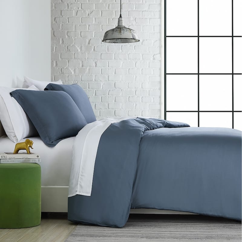 Premium Luxury 100-percent Bamboo Viscose Duvet Cover and Sham Set