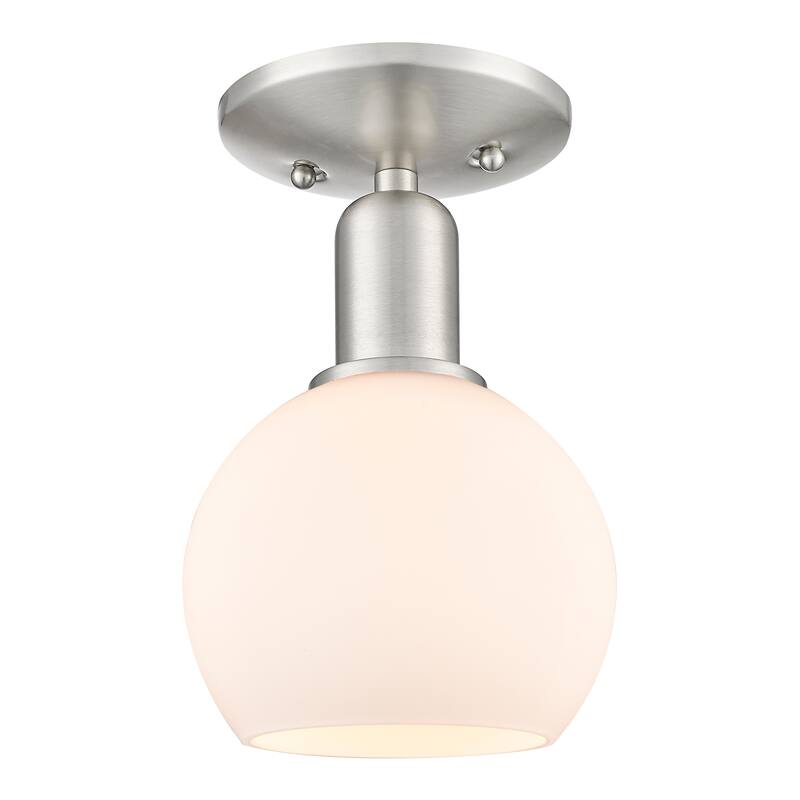 Innovations Lighting Endless Possibilities Arcadia - Athens - 1 Light 6" Semi-Flush Mount