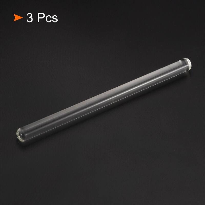 3.3 Borosilicate Glass Stick 10mm Dia Stir Rod Mixing Tools 3Pcs
