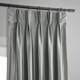 Exclusive Fabrics Solid Faux Dupioni Pleated Blackout Curtain Panel