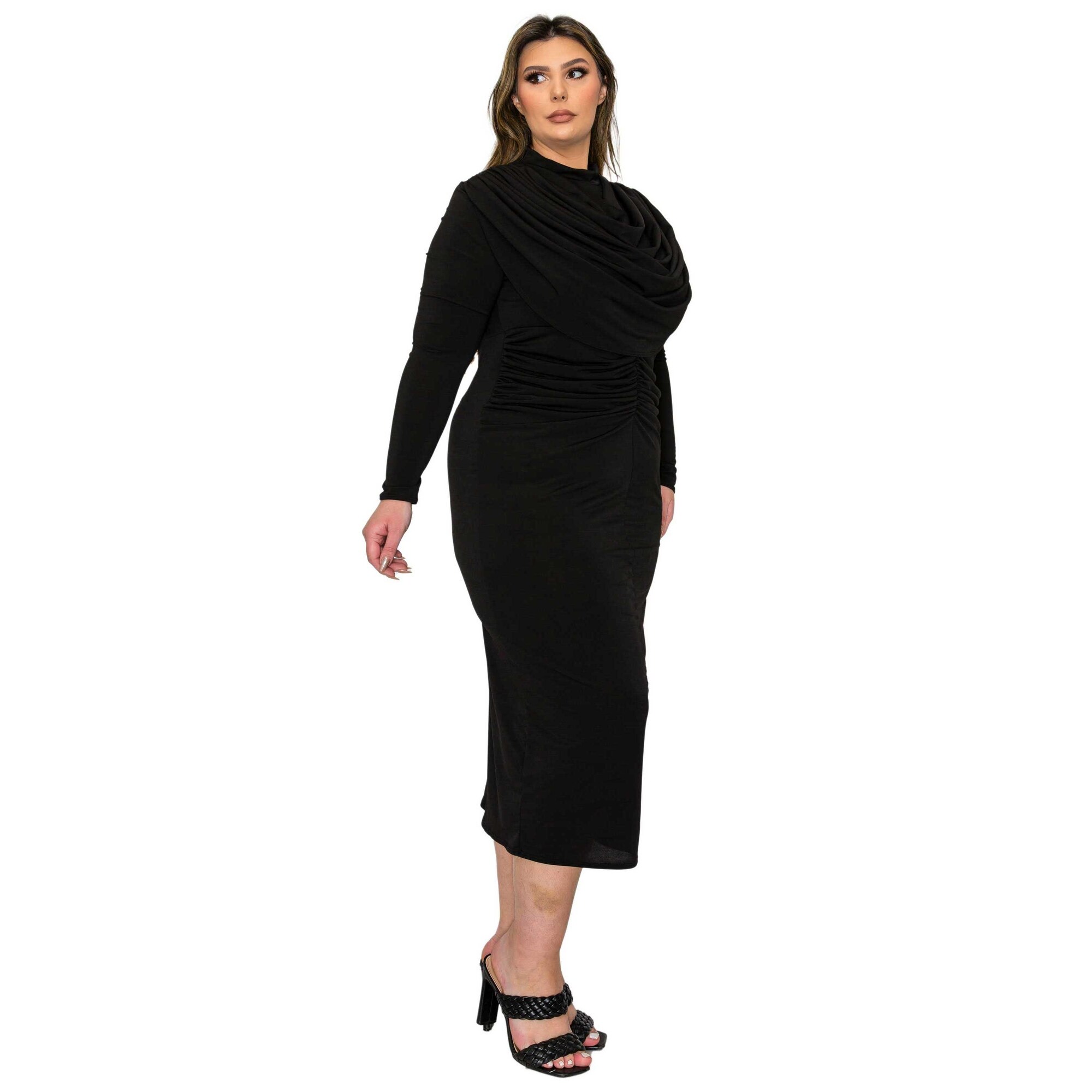 L I V D Women's Plus Size Aurora Ruffled Bodycon Dress - Bed Bath & Beyond 