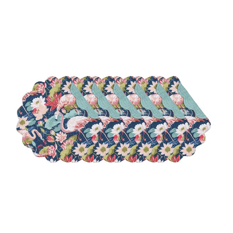 Flamingo Lagoon Placemat Set of 6 - Set of 6